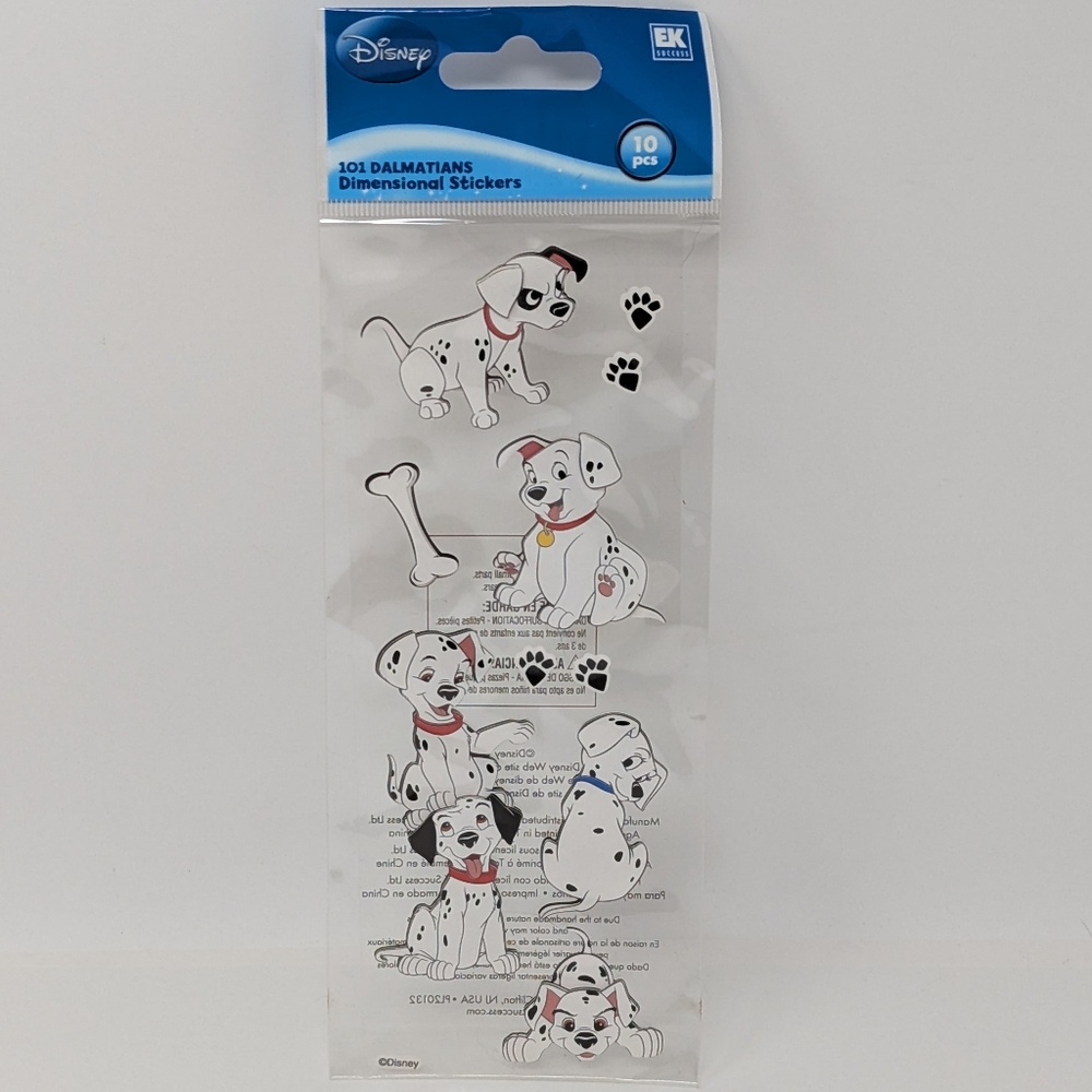 Disney 101 Dalmatians Stickers Dimensional Scrapbook Junk Journal